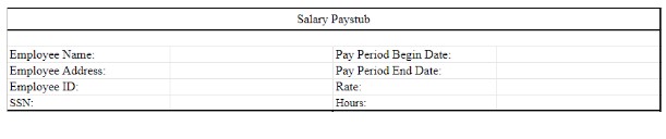 make pay stub in google sheets